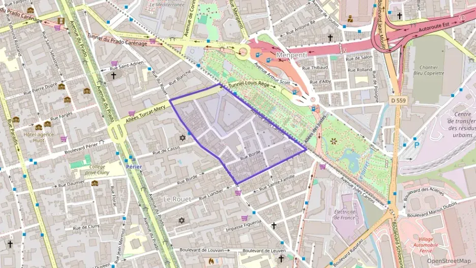 Appartement 49 m² deux pieces à vendre à Marseille 8e Arrondissement