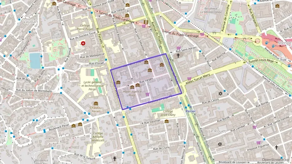 Appartement 70 m² quatre pièces à vendre à Marseille 8e Arrondissement