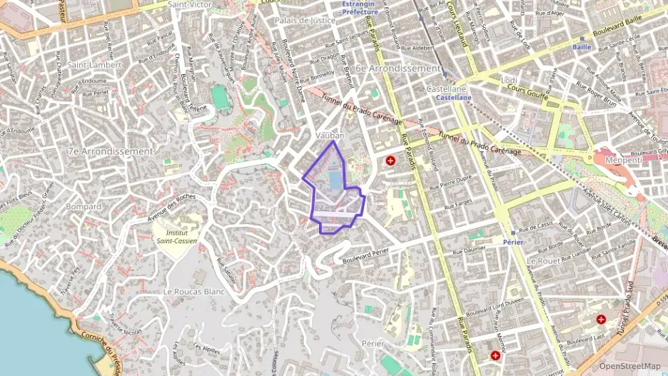 Appartement 51 m² trois pièces à vendre à Marseille 6e Arrondissement