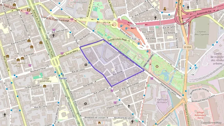 Appartement 44 m² deux pieces à vendre à Marseille 8e Arrondissement