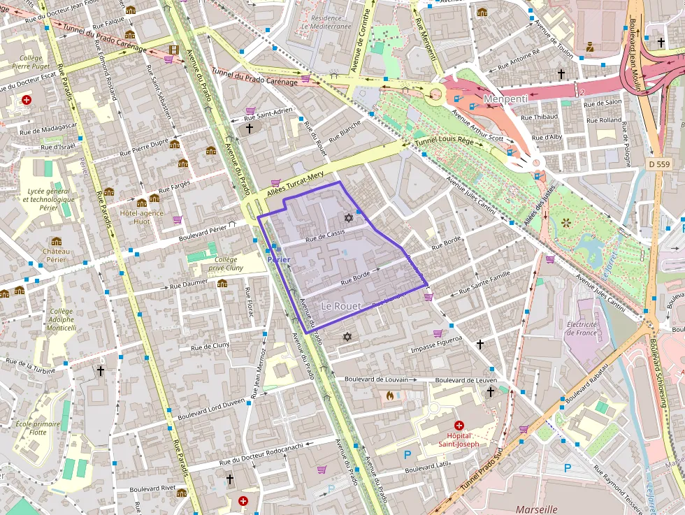 Appartement 40 m² deux pieces à vendre à Marseille 8e Arrondissement