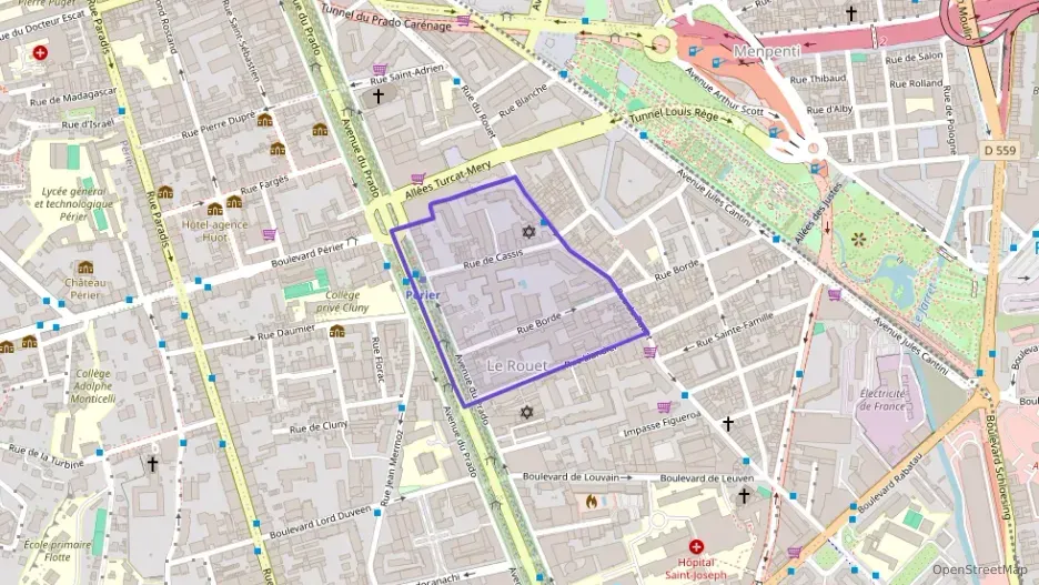Appartement 94 m² quatre pièces à vendre à Marseille 8e Arrondissement