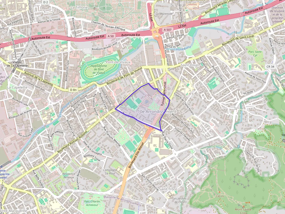 Appartement 54 m² trois pièces à vendre à Marseille 10e Arrondissement