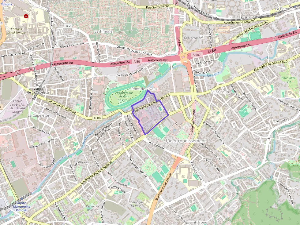 Appartement 39 m² deux pieces à vendre à Marseille 10e Arrondissement