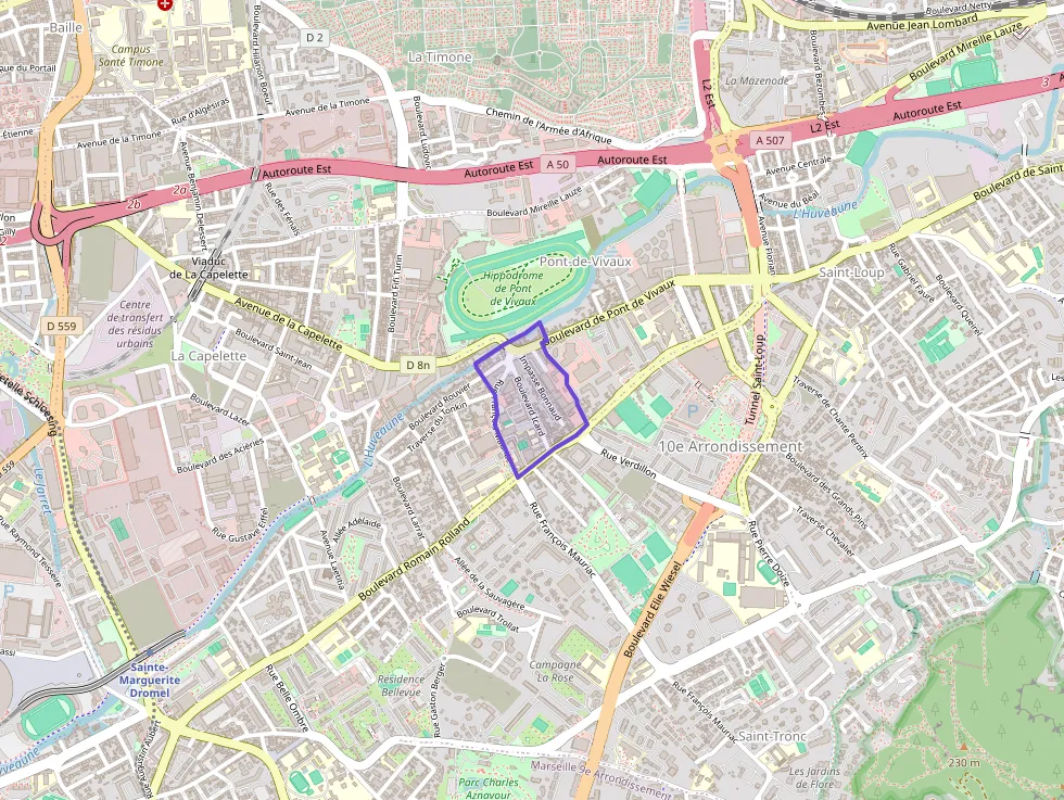 Appartement 58 m² trois pièces à vendre à Marseille 10e Arrondissement