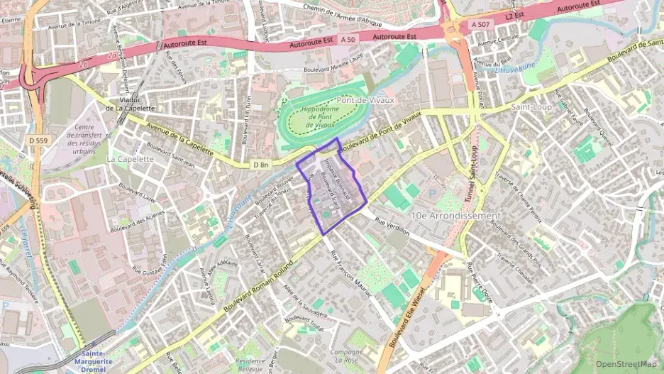 Appartement 38 m² une piece à vendre à Marseille 10e Arrondissement