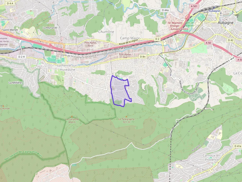 Appartement 80 m² quatre pièces à vendre à Aubagne