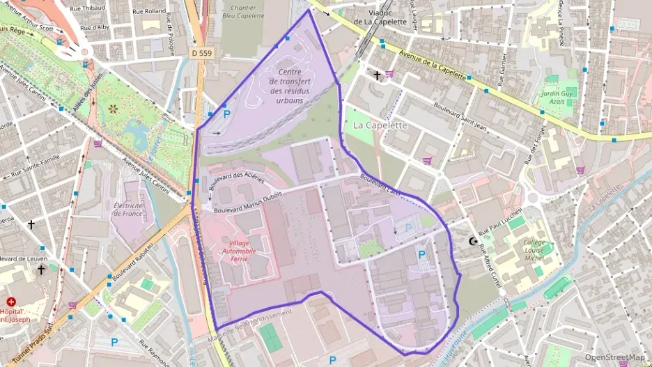 Appartement 38 m² deux pieces à vendre à Marseille 10e Arrondissement