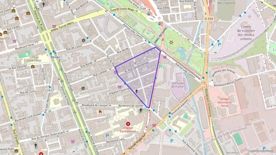 Appartement 69 m² deux pieces à vendre à Marseille 8e Arrondissement