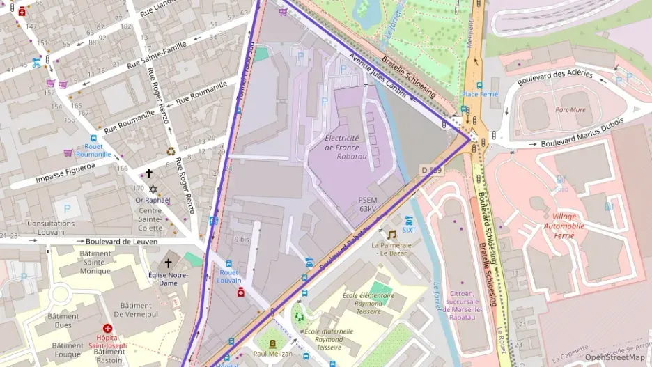 Appartement 45 m² deux pieces à vendre à Marseille 8e Arrondissement