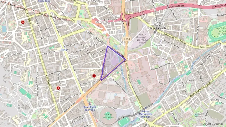 Appartement 45 m² deux pieces à vendre à Marseille 8e Arrondissement