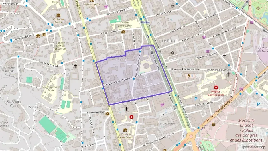 Appartement 129 m² quatre pièces à vendre à Marseille 8e Arrondissement