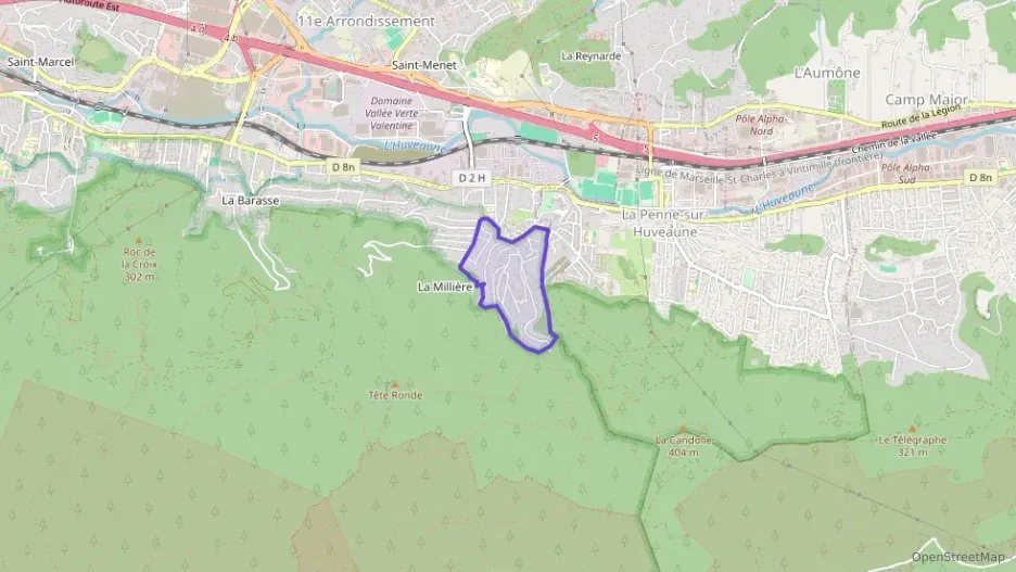 Appartement 66 m² trois pièces à vendre à Marseille 11e Arrondissement