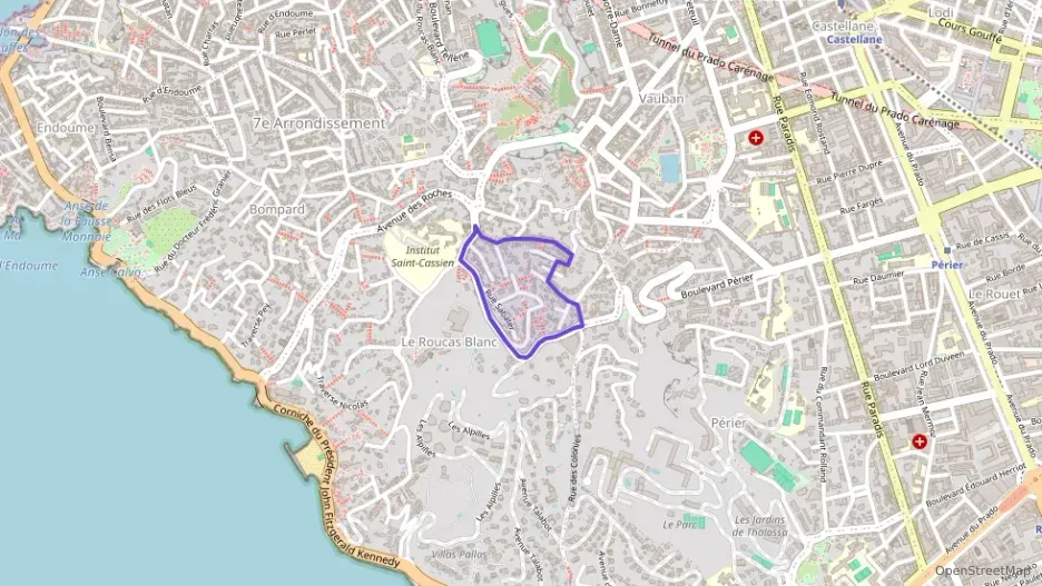 Appartement 90 m² quatre pièces à vendre à Marseille 7e Arrondissement