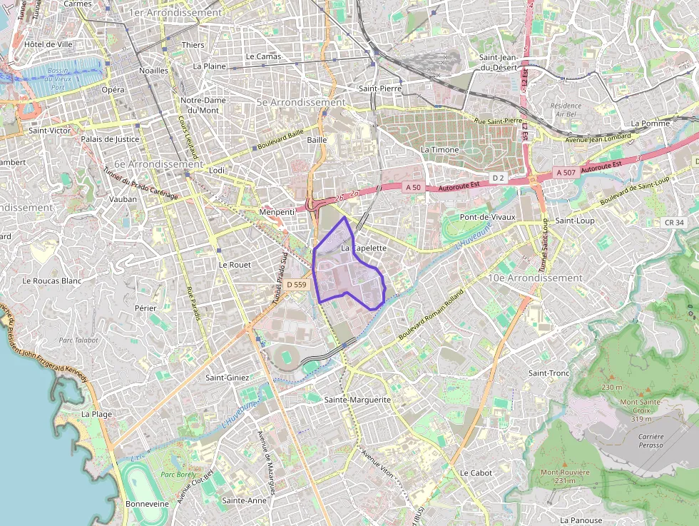 Appartement 32 m² deux pieces à vendre à Marseille 10e Arrondissement