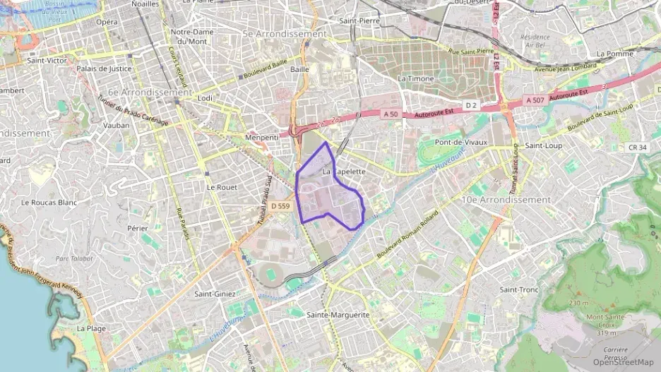 Appartement 32 m² deux pieces à vendre à Marseille 10e Arrondissement