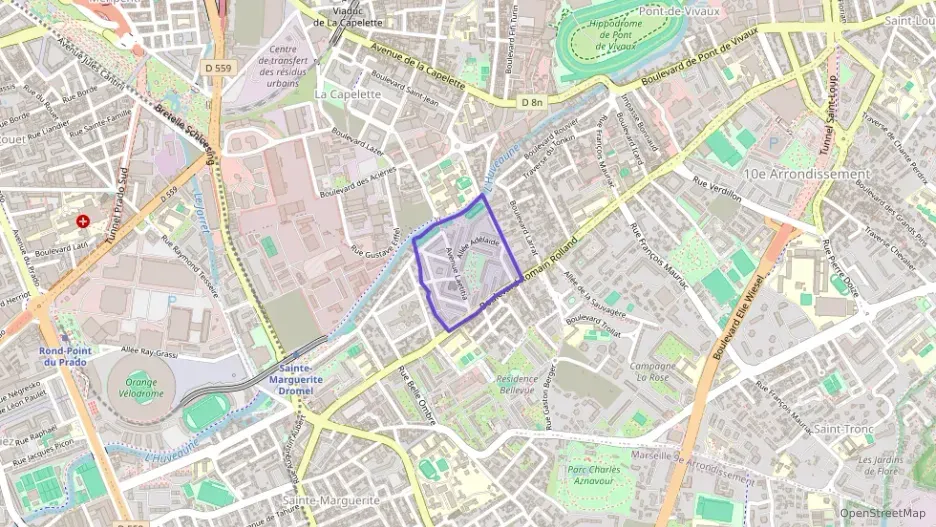 Appartement 70 m² quatre pièces à vendre à Marseille 9e Arrondissement