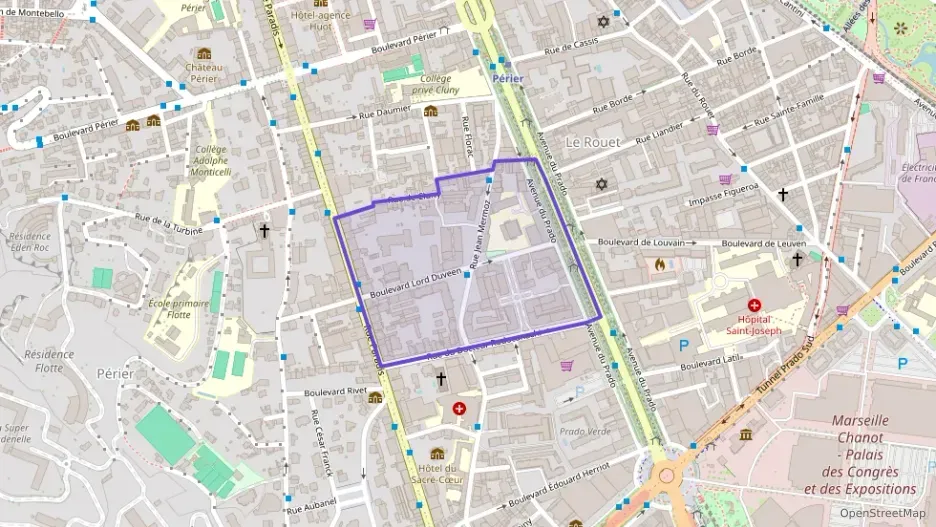 Appartement 53 m² deux pieces à vendre à Marseille 8e Arrondissement