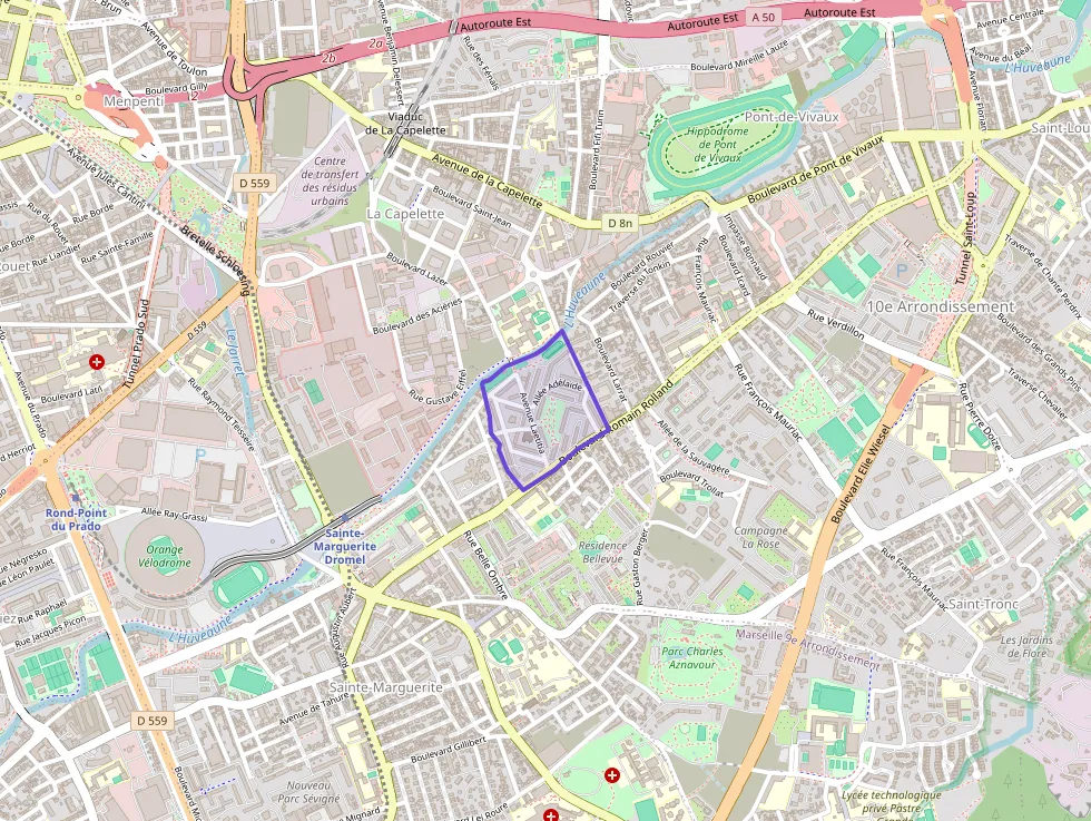 Appartement 70 m² quatre pièces à vendre à Marseille 9e Arrondissement