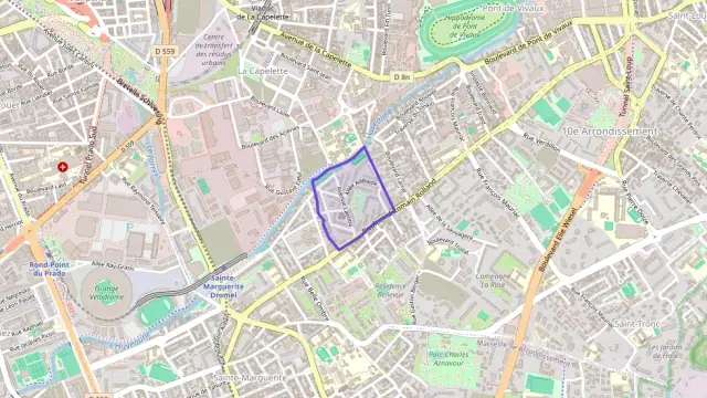 Appartement 65 m² quatre pièces à vendre à Marseille 9e Arrondissement