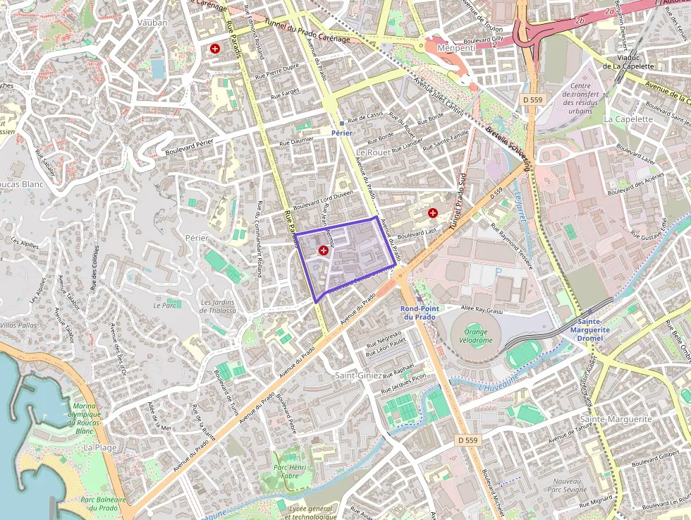 Appartement 62 m² trois pièces à vendre à Marseille 8e Arrondissement