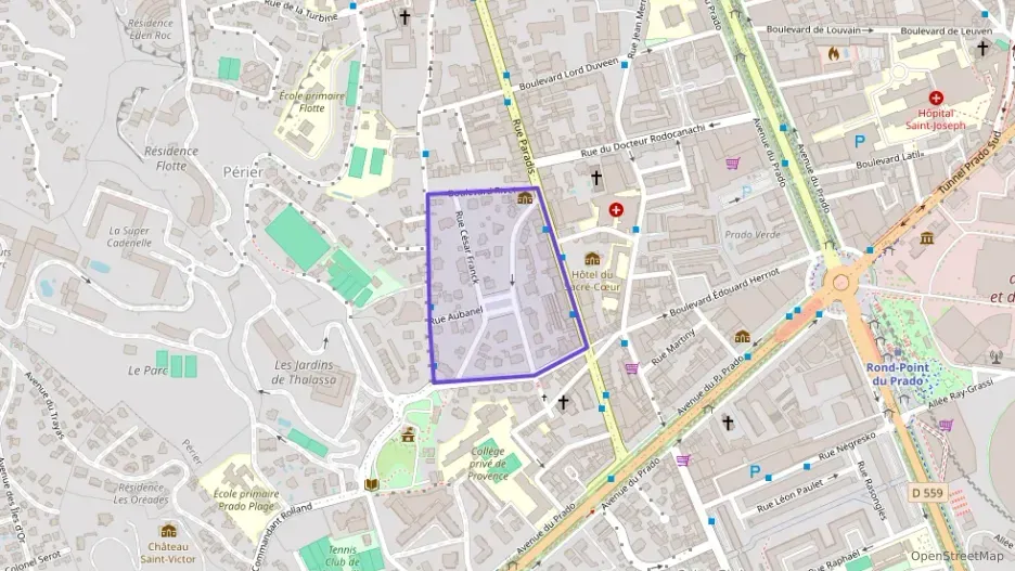 Appartement 60 m² deux pieces à vendre à Marseille 8e Arrondissement