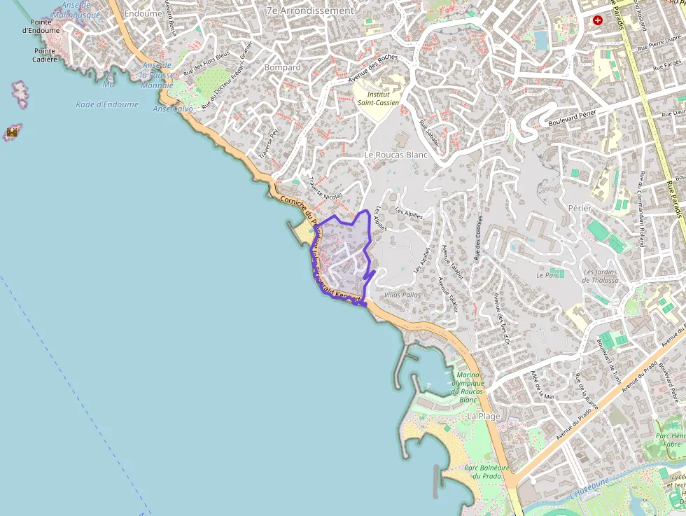 Appartement 90 m² trois pièces à vendre à Marseille 7e Arrondissement