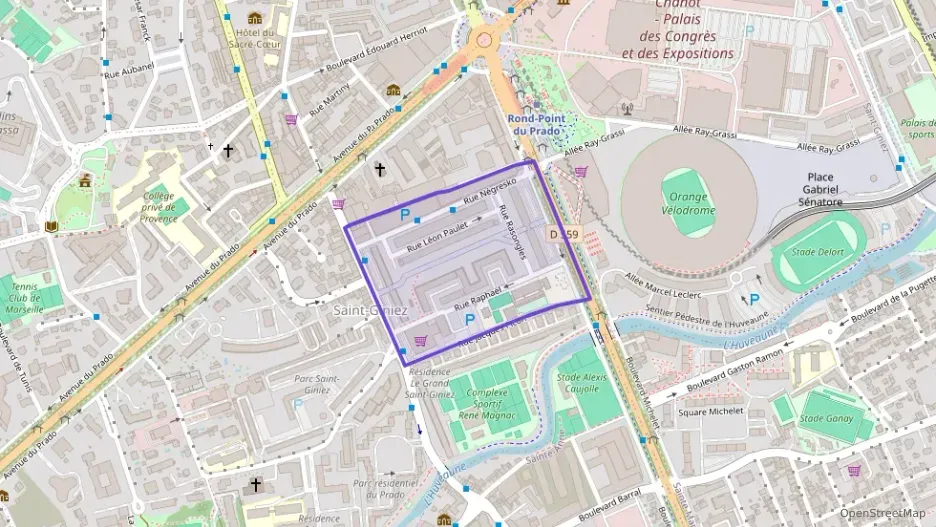 Appartement 48 m² deux pieces à vendre à Marseille 8e Arrondissement