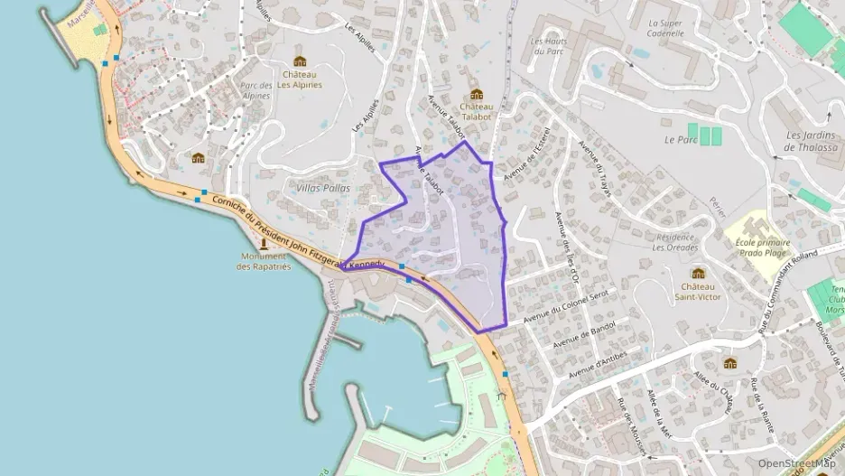 Appartement 80 m² quatre pièces à vendre à Marseille 7e Arrondissement