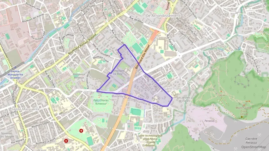 Appartement 43 m² deux pieces à vendre à Marseille 10e Arrondissement