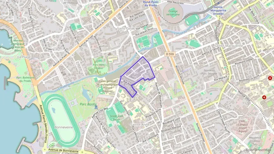 Appartement 51 m² trois pièces à vendre à Marseille 8e Arrondissement