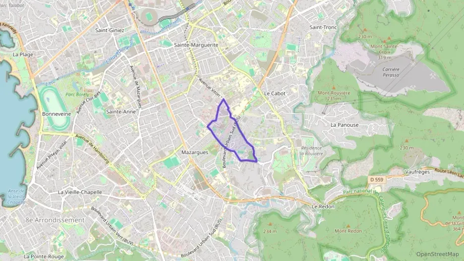 Appartement 50 m² deux pieces à vendre à Marseille 9e Arrondissement