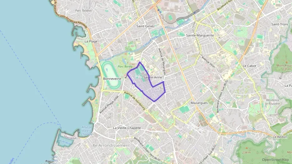 Appartement 40 m² deux pieces à vendre à Marseille 8e Arrondissement