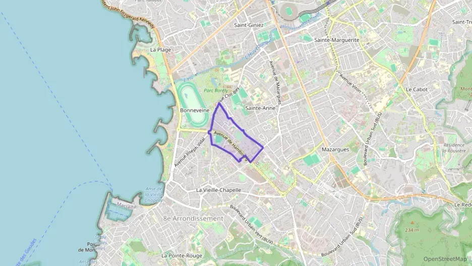 Appartement 38 m² deux pieces à vendre à Marseille 8e Arrondissement