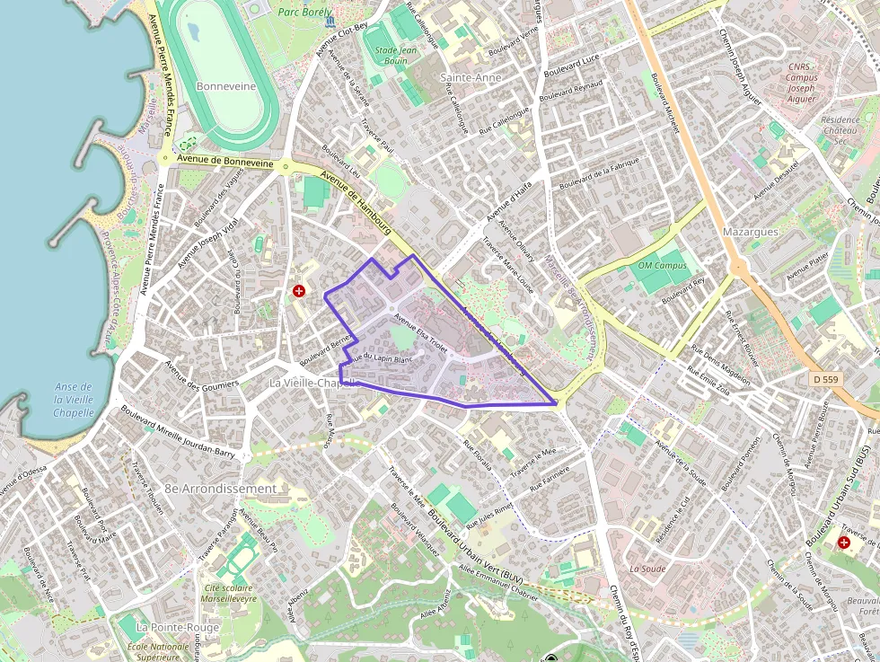 Appartement 82 m² quatre pièces à vendre à Marseille 8e Arrondissement