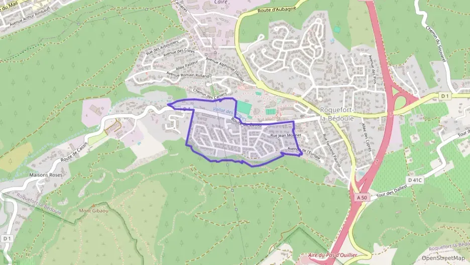 Appartement 46 m² trois pièces à vendre à Roquefort-la-Bédoule