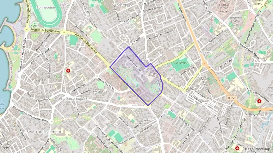 Appartement 48 m² deux pieces à vendre à Marseille 8e Arrondissement