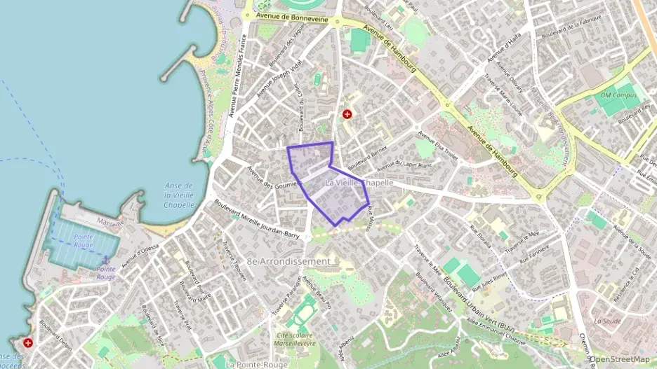 Appartement 63 m² quatre pièces à vendre à Marseille 8e Arrondissement