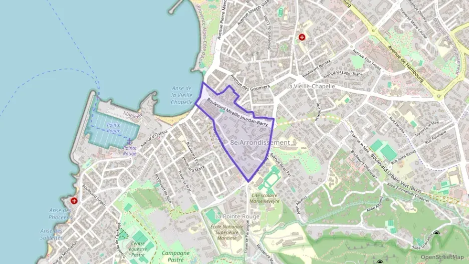 Appartement 86 m² quatre pièces à vendre à Marseille 8e Arrondissement