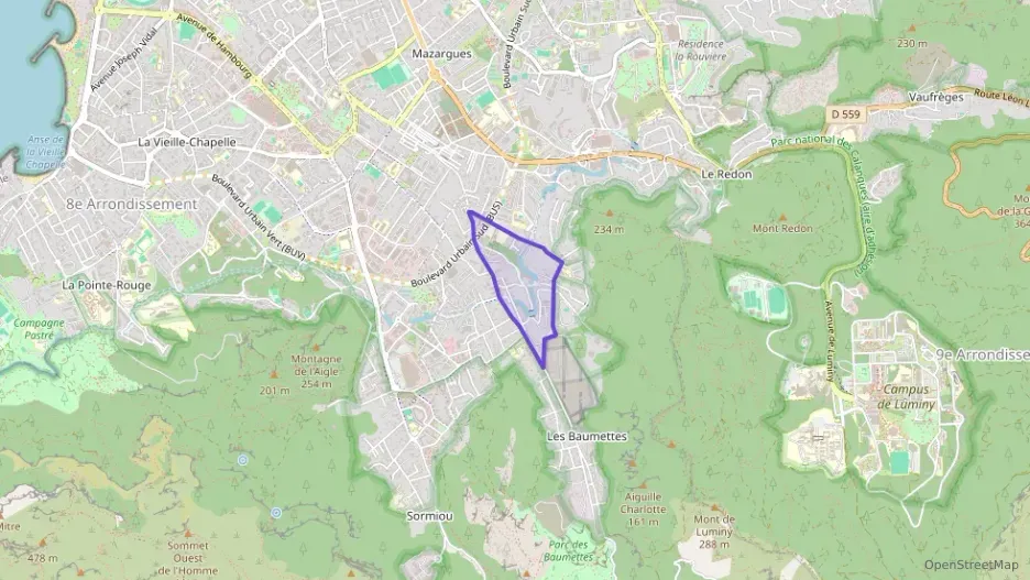 Appartement 85 m² quatre pièces à vendre à Marseille 9e Arrondissement