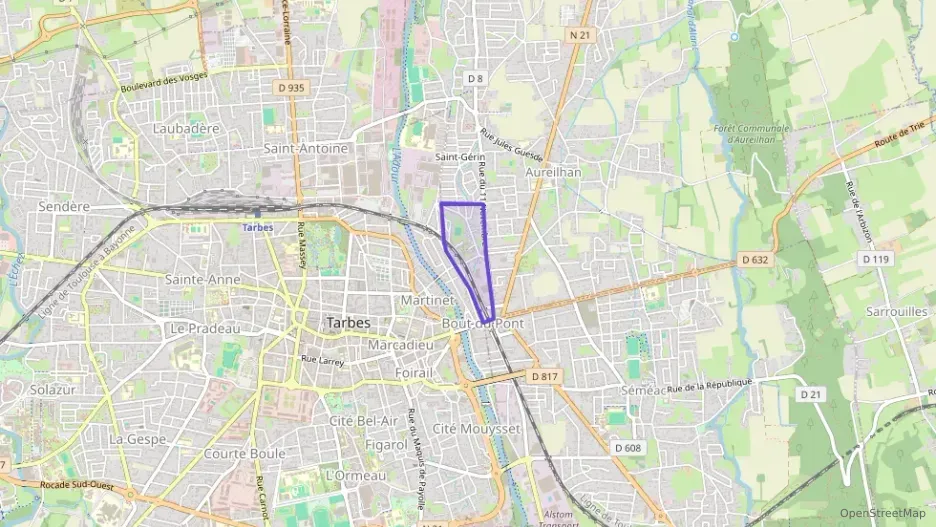 Appartement 65 m² trois pièces à vendre à Aureilhan