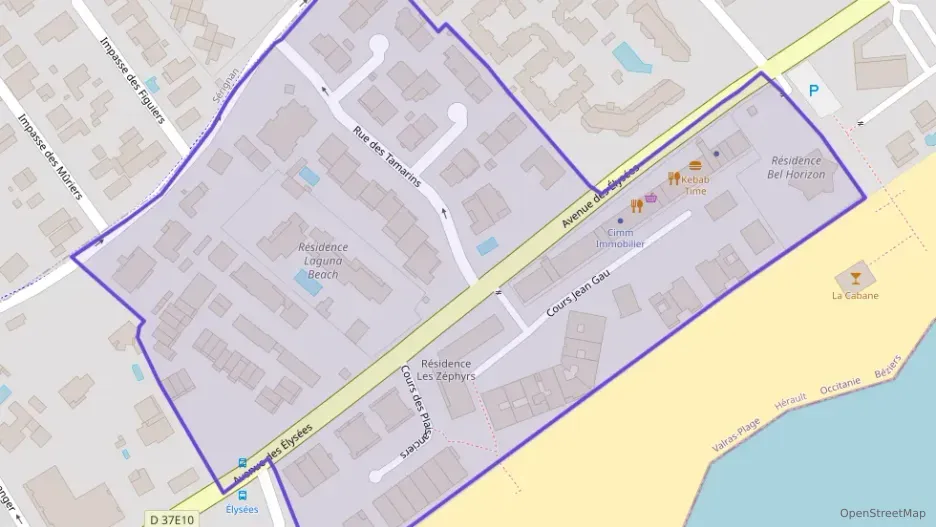 Appartement 64 m² trois pièces à vendre à Valras-Plage