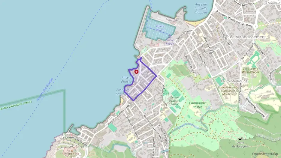 Appartement 55 m² trois pièces à vendre à Marseille 8e Arrondissement