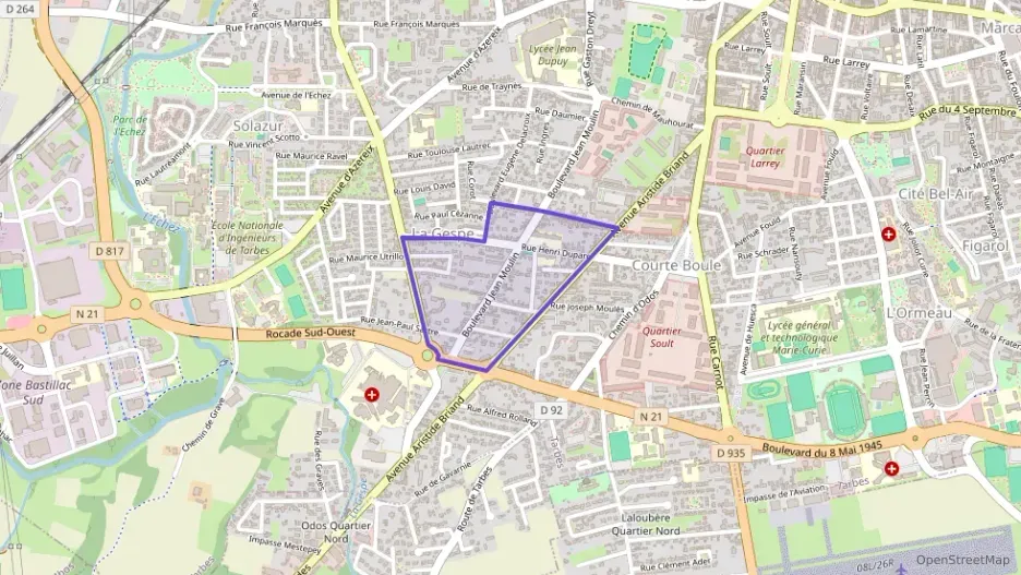 Appartement 62 m² quatre pièces à vendre à Tarbes