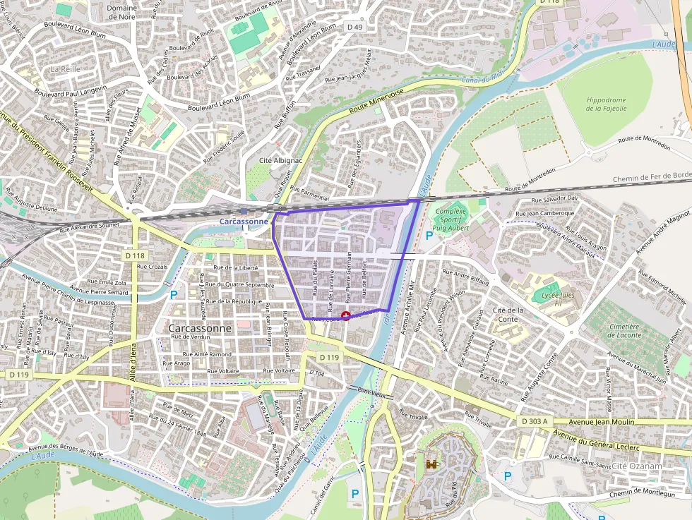 Appartement 65 m² deux pieces à vendre à Carcassonne