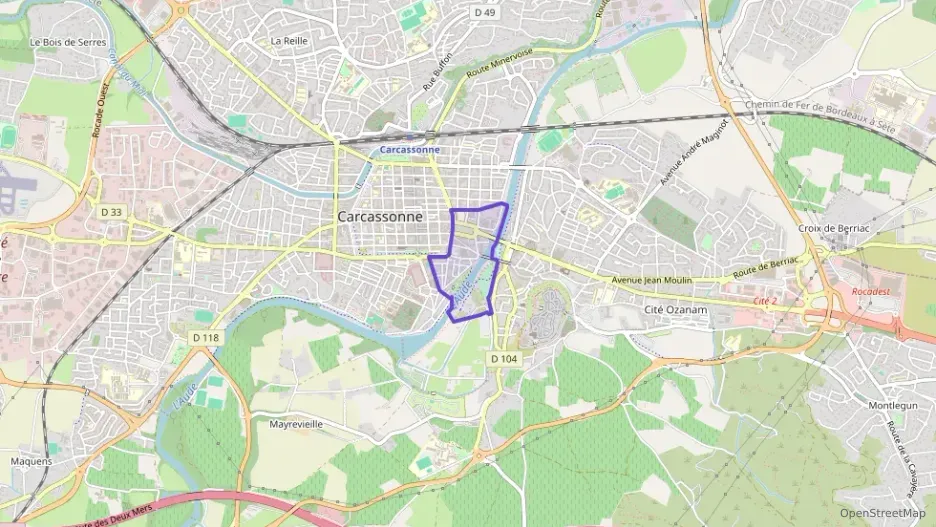 Appartement 55 m² deux pieces à vendre à Carcassonne