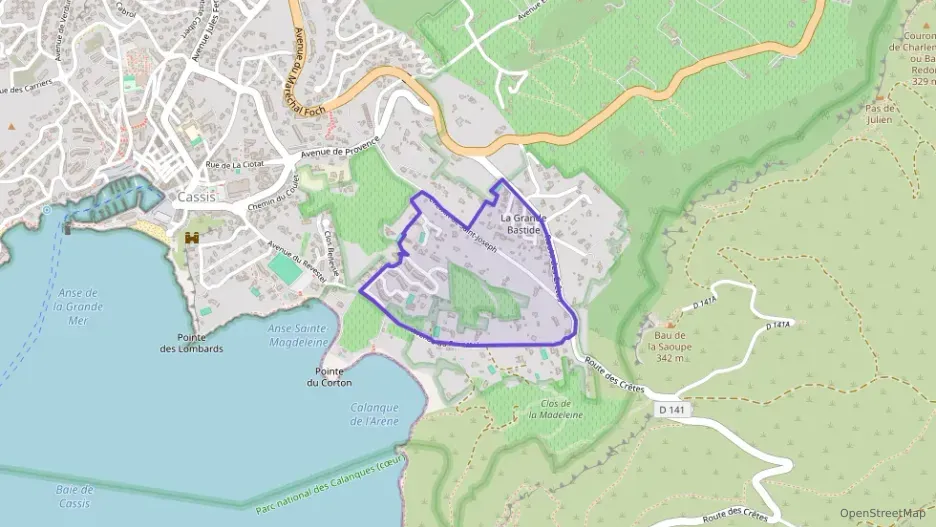 Appartement 60 m² trois pièces à vendre à Cassis