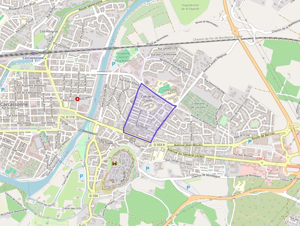 Appartement 46 m² deux pieces à vendre à Carcassonne