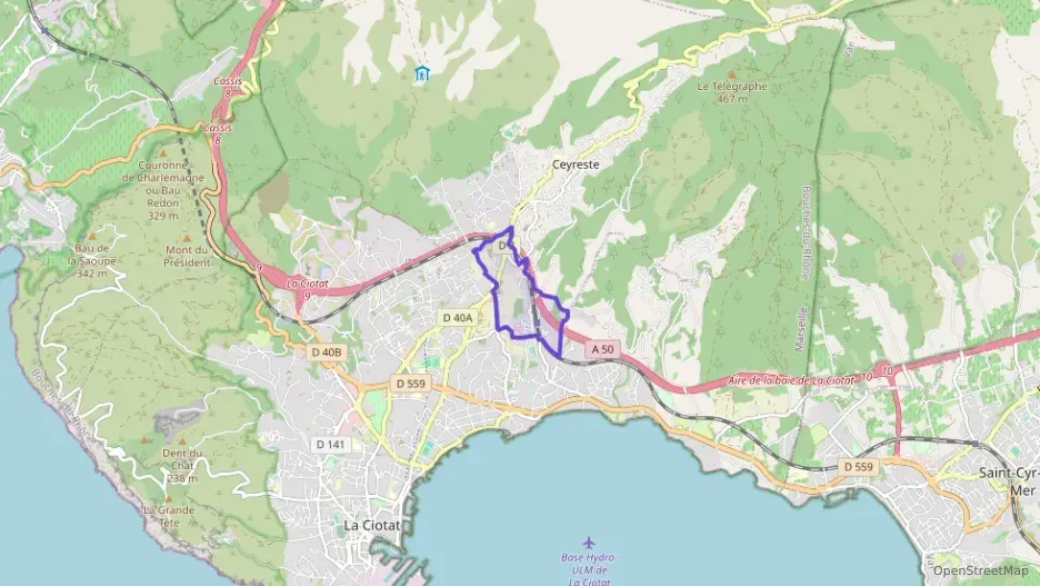 Appartement 50 m² deux pieces à vendre à La Ciotat