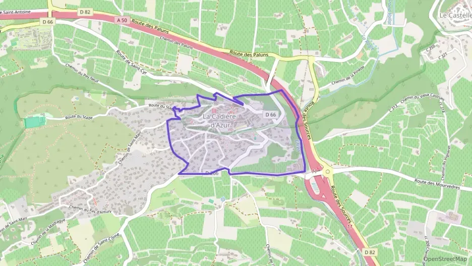 Appartement 42 m² deux pieces à vendre à La Cadière-d`Azur